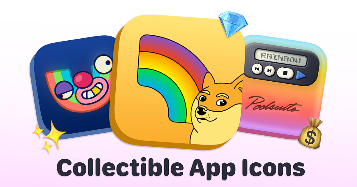 Collectible App Icons | Rainbow